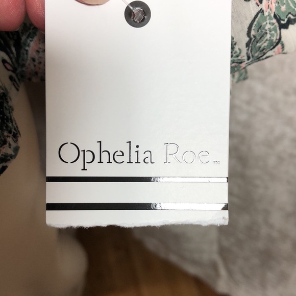 Ophelia Roe Ruffled Smock Top Medium New - Picture 7 of 7